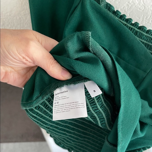 Reformation * Reign Top * Sz 8 * GREEN * NWT - Picture 6 of 7